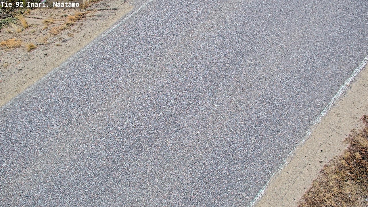 Kelikamerat Kuva Tie 92 Inari, Näätämö, Inari, Lappi