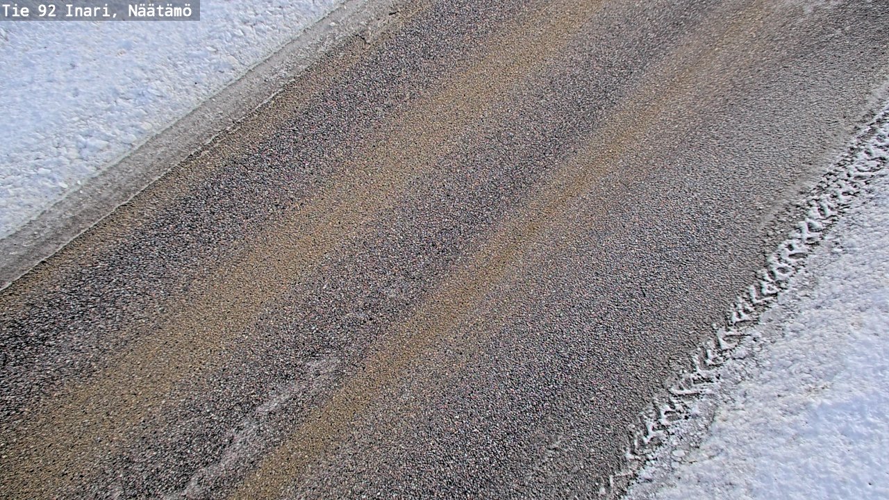 Kelikamerat Kuva Tie 92 Inari, Näätämö, Inari, Lappi