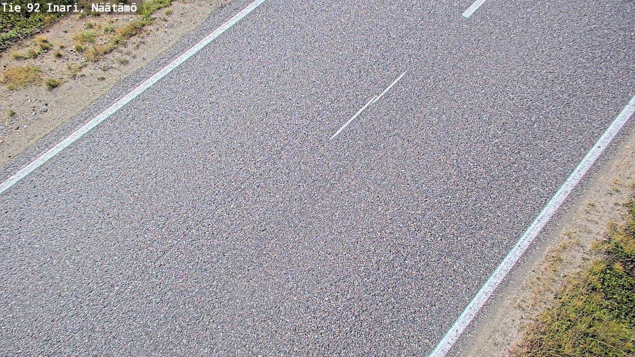Kelikamerat Kuva Tie 92 Inari, Näätämö, Inari, Lappi