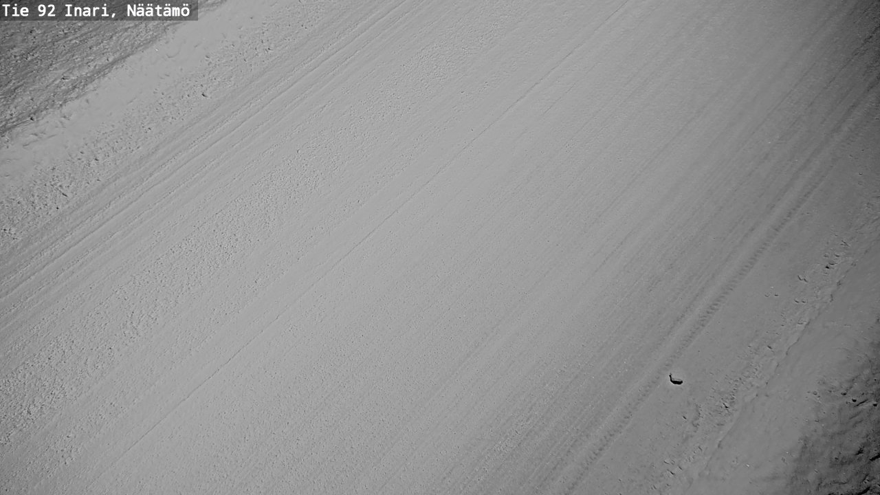 Weather Camera Image Road 92 Inari, Näätämö, Inari, Lappi
