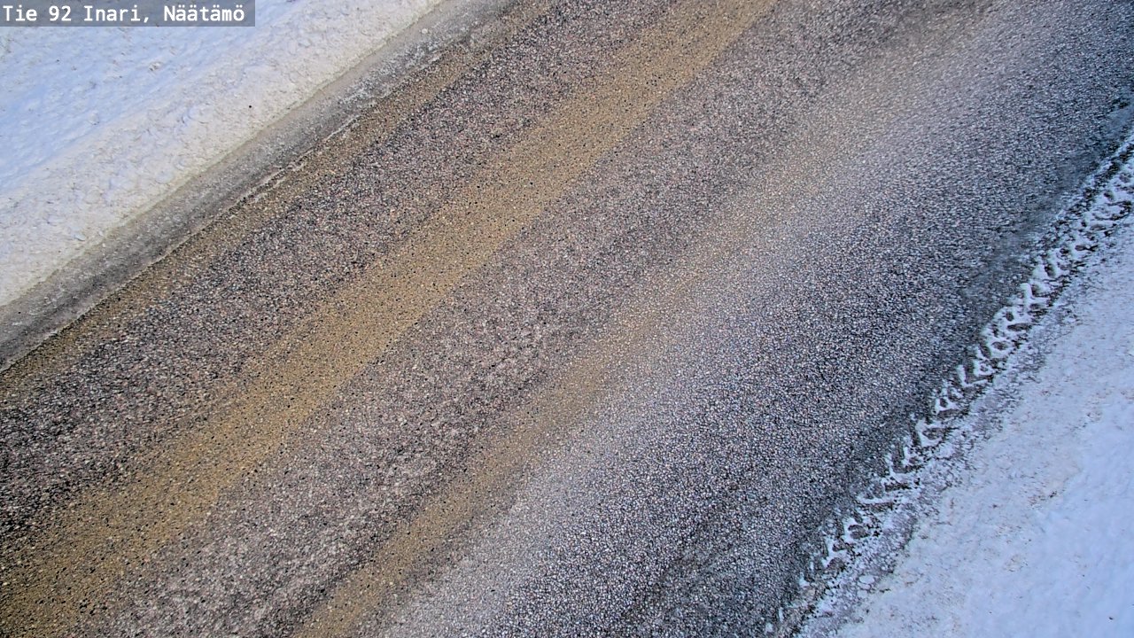 Kelikamerat Kuva Tie 92 Inari, Näätämö, Inari, Lappi