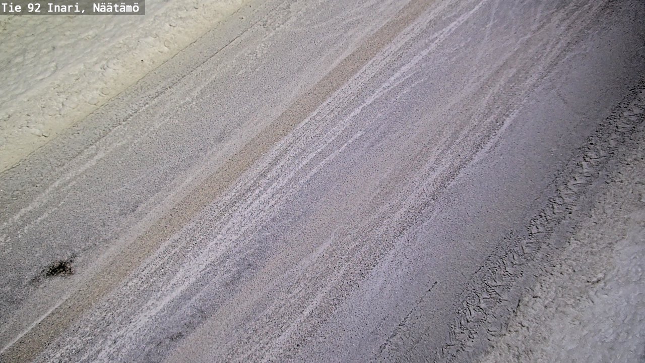 Kelikamerat Kuva Tie 92 Inari, Näätämö, Inari, Lappi