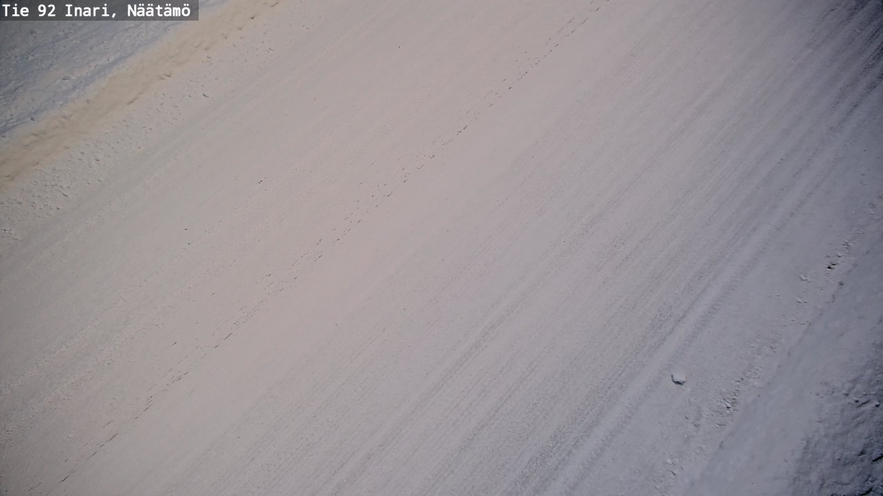 Weather Camera Image Road 92 Inari, Näätämö, Inari, Lappi