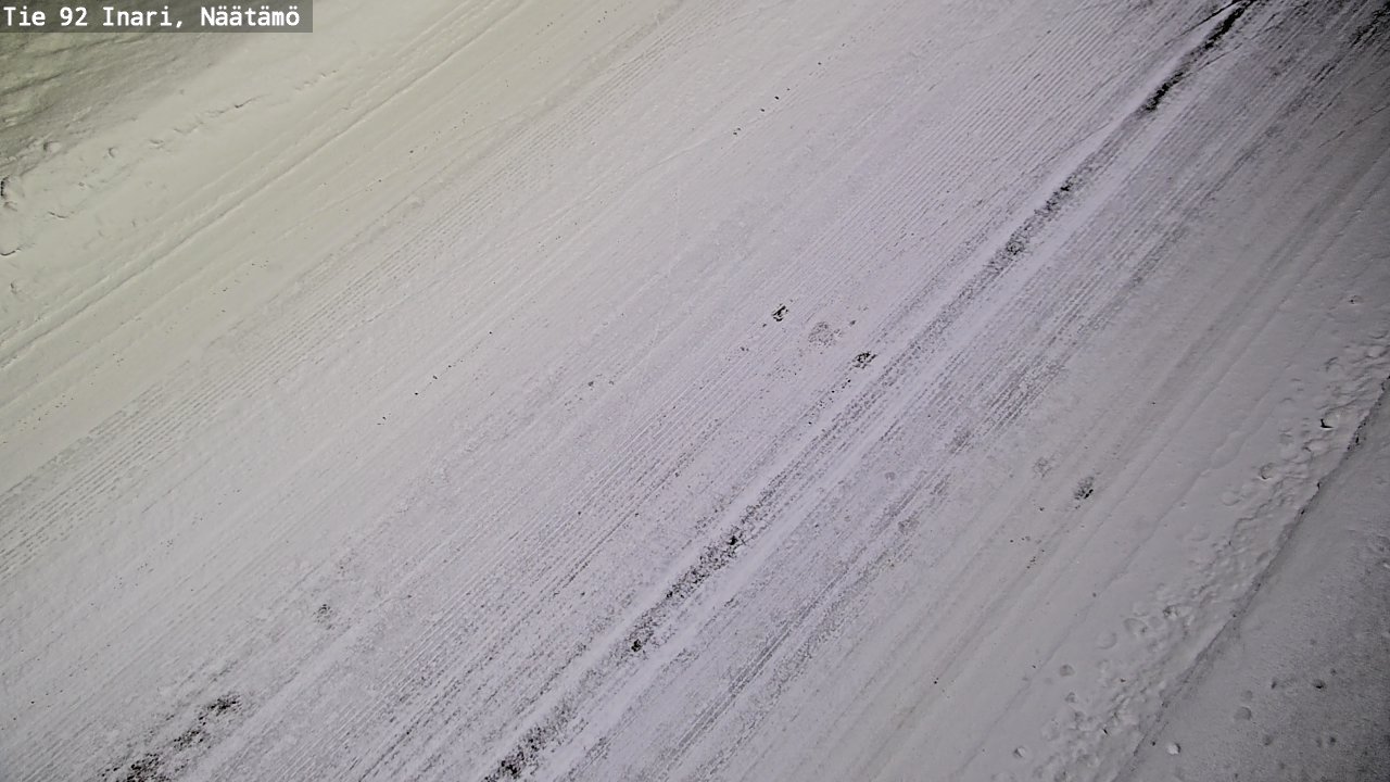 Kelikamerat Kuva Tie 92 Inari, Näätämö, Inari, Lappi