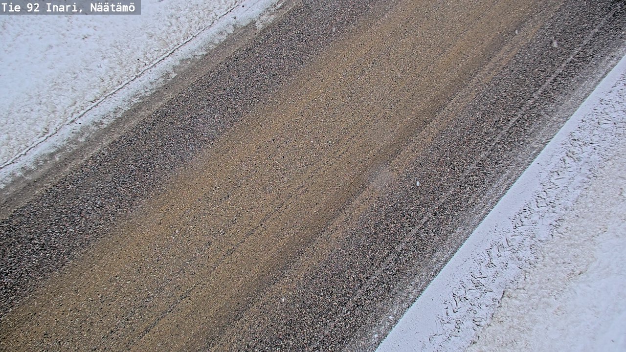 Weather Camera Image Road 92 Inari, Näätämö, Inari, Lappi