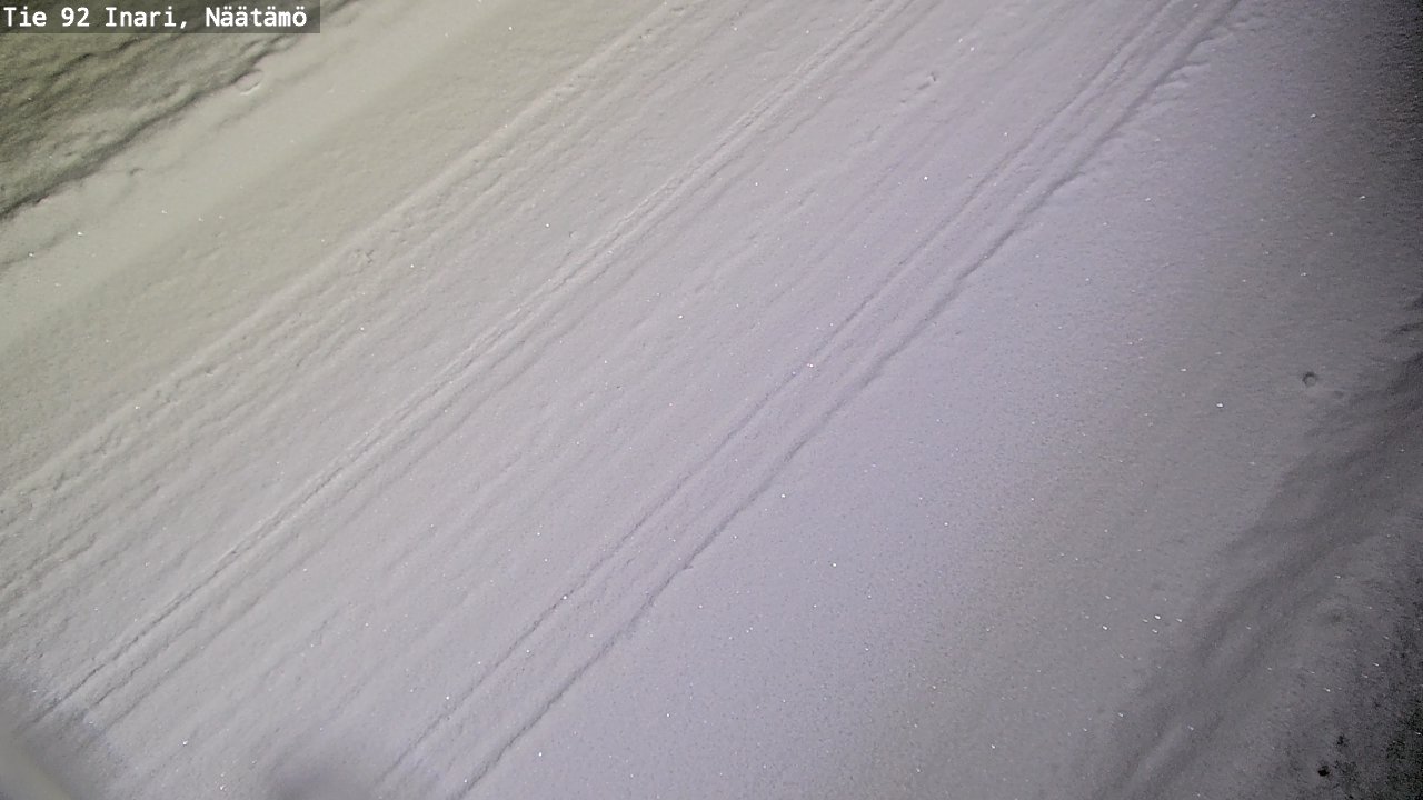 Weather Camera Image Road 92 Inari, Näätämö, Inari, Lappi