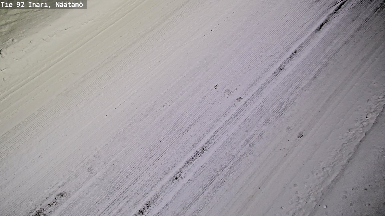 Kelikamerat Kuva Tie 92 Inari, Näätämö, Inari, Lappi