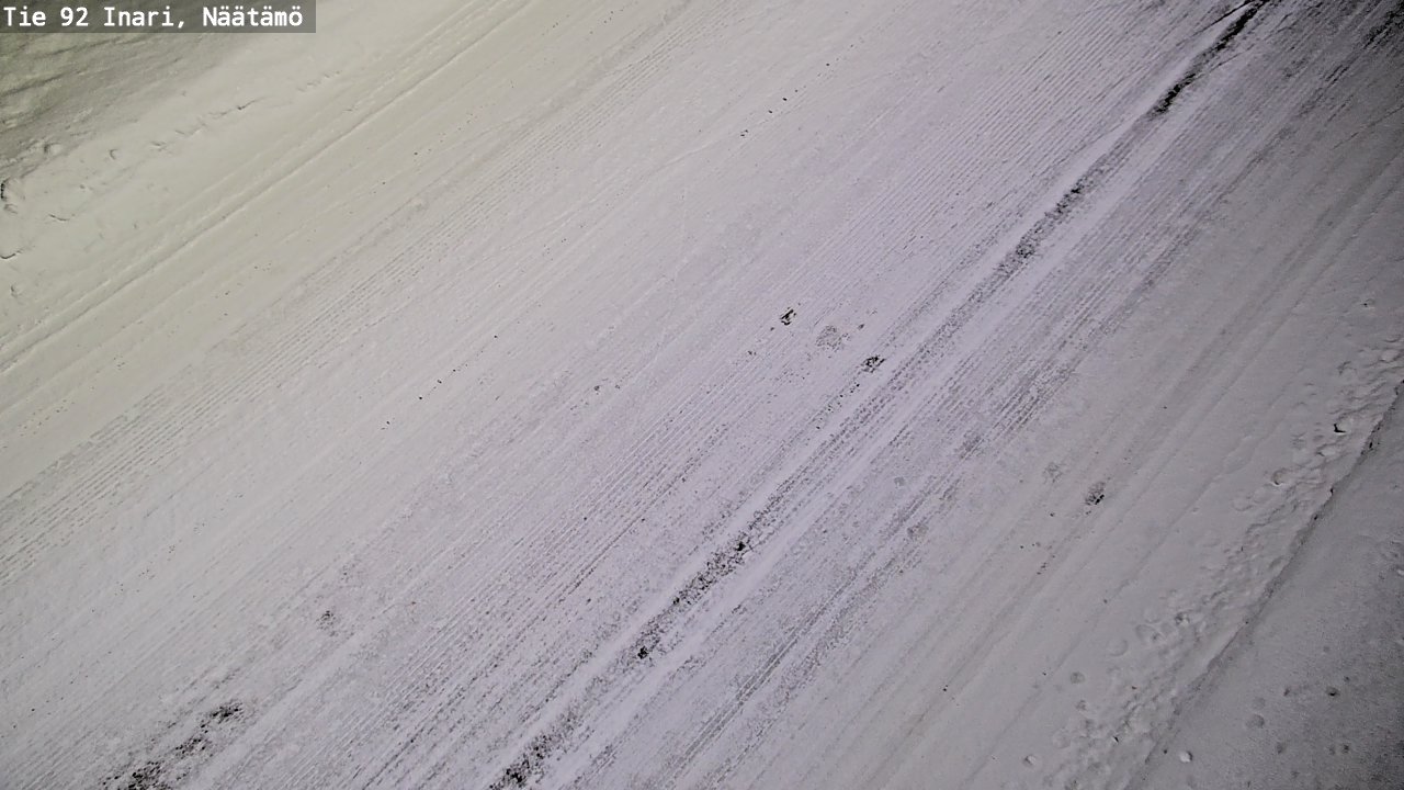 Kelikamerat Kuva Tie 92 Inari, Näätämö, Inari, Lappi