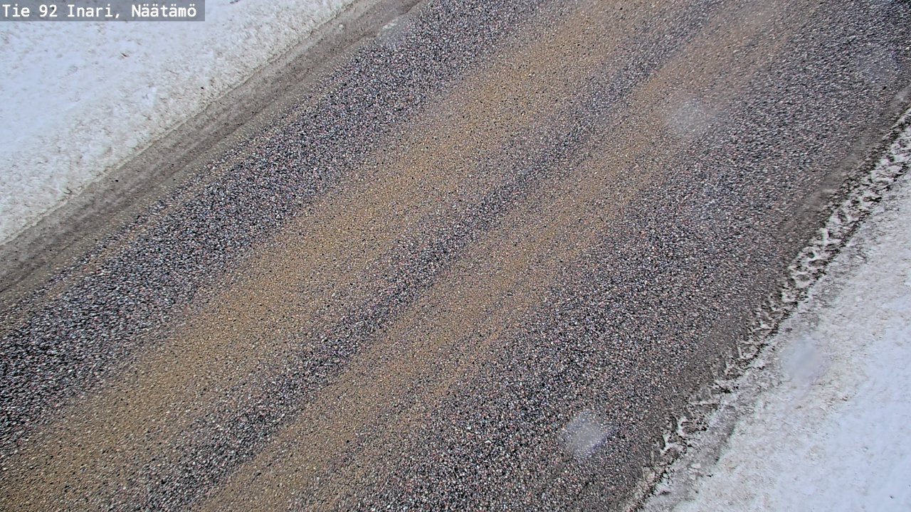 Weather Camera Image Road 92 Inari, Näätämö, Inari, Lappi
