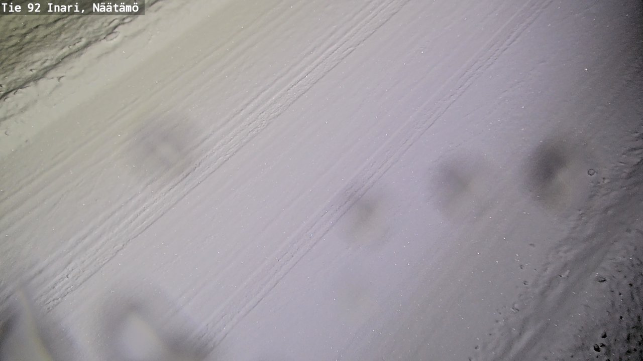 Weather Camera Image Road 92 Inari, Näätämö, Inari, Lappi