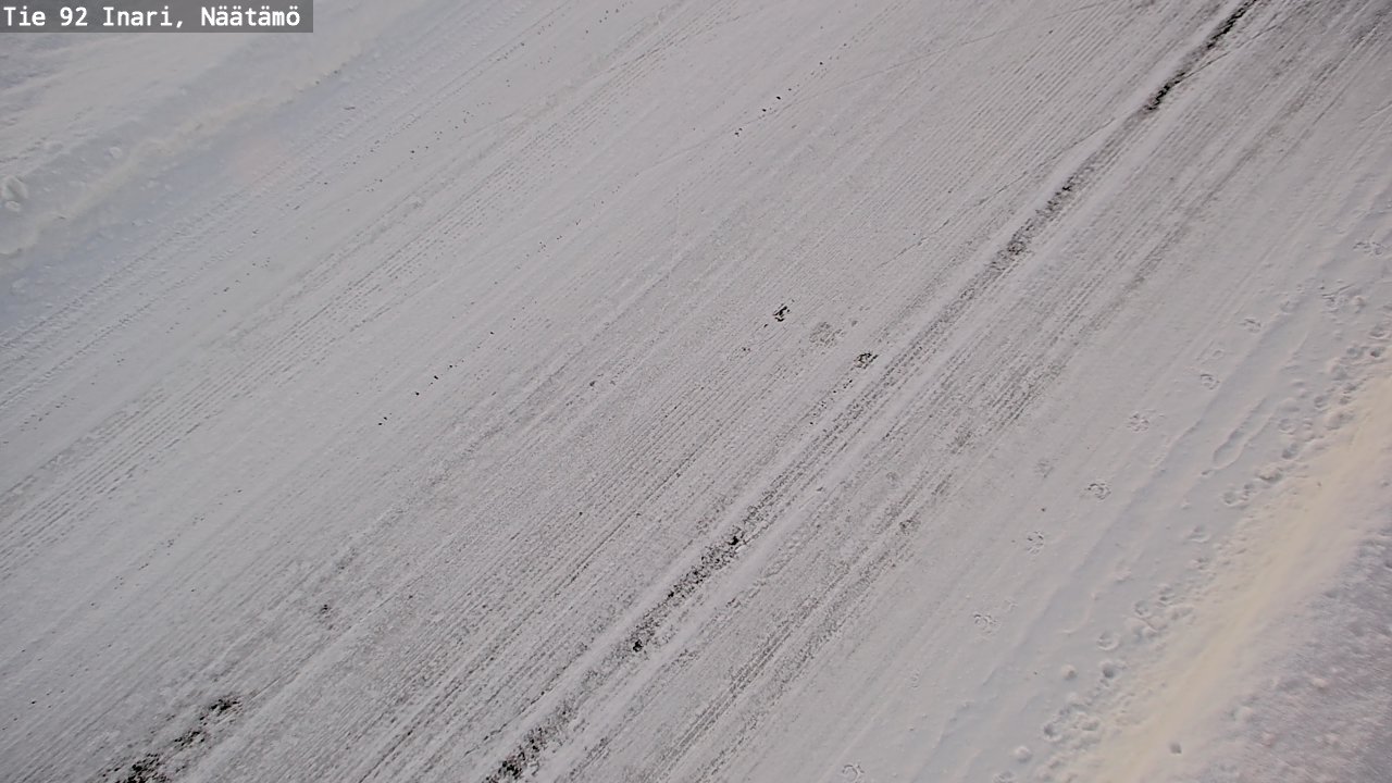 Kelikamerat Kuva Tie 92 Inari, Näätämö, Inari, Lappi