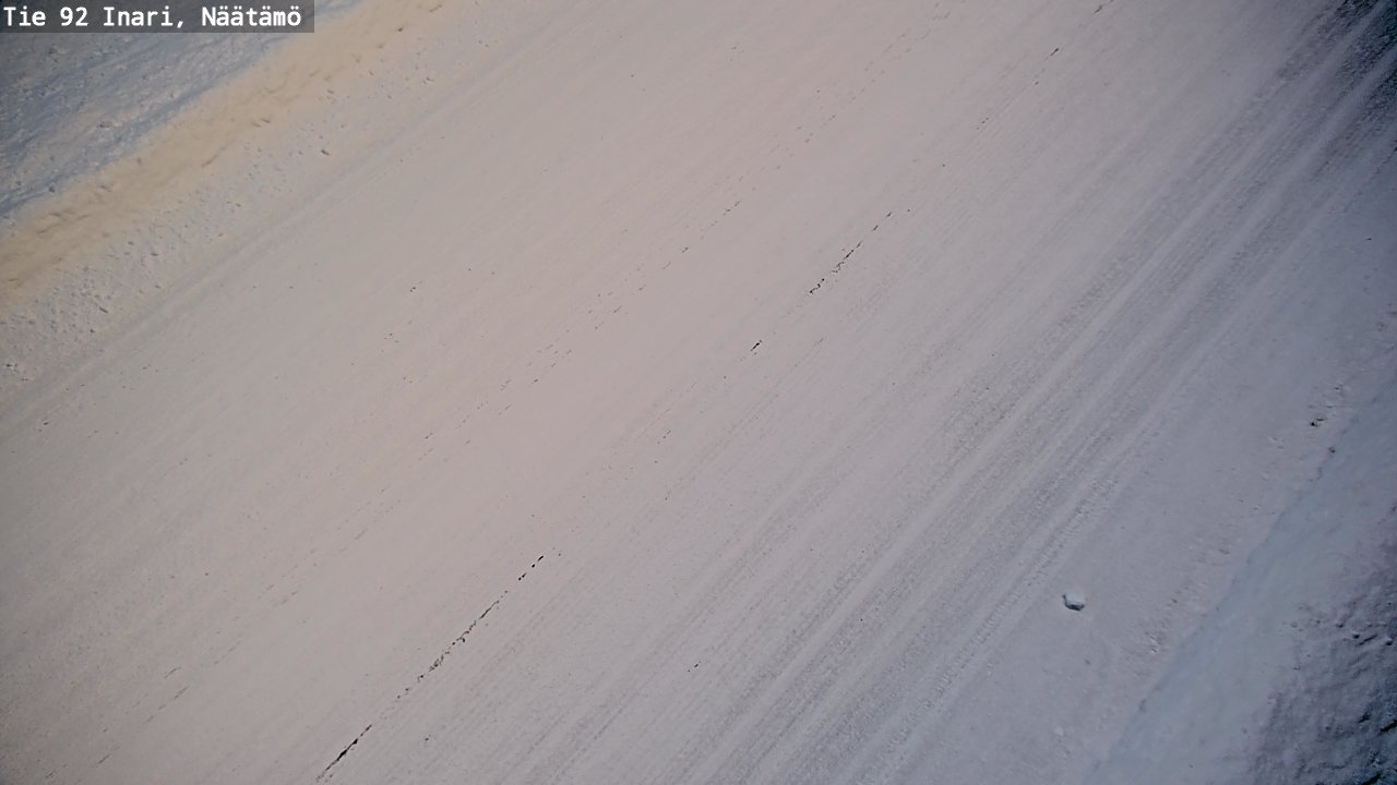 Weather Camera Image Road 92 Inari, Näätämö, Inari, Lappi