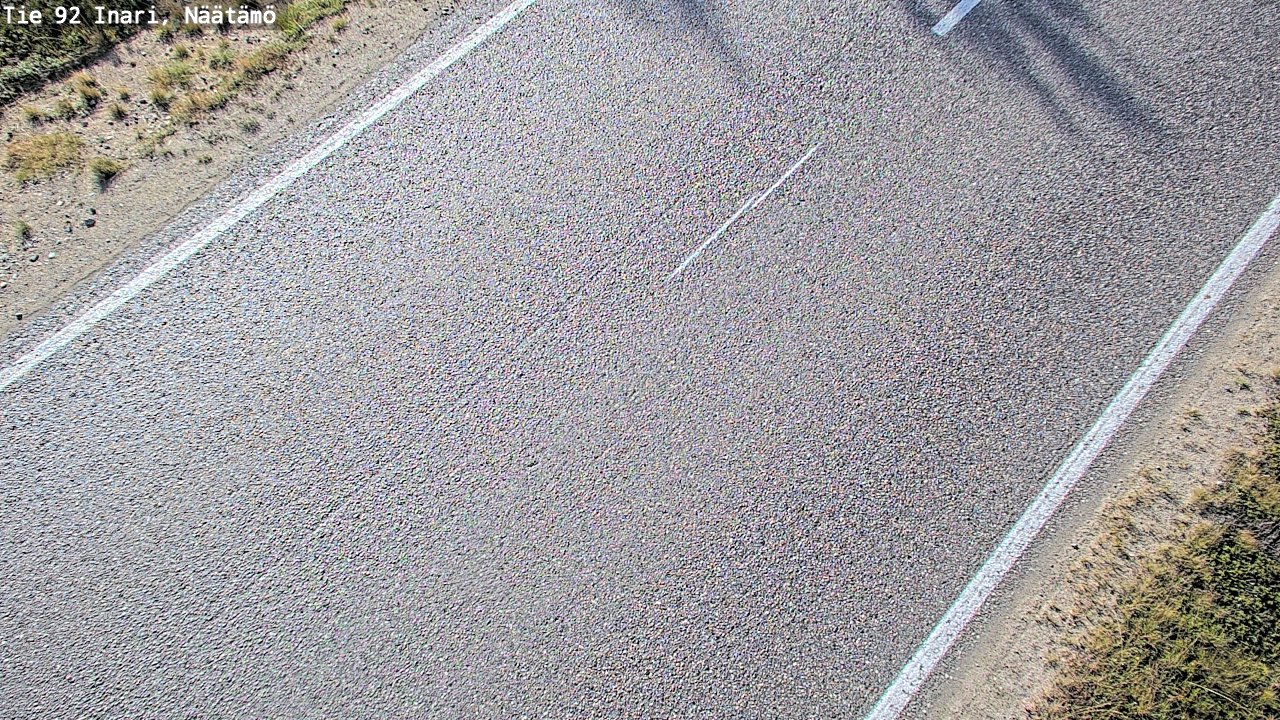 Kelikamerat Kuva Tie 92 Inari, Näätämö, Inari, Lappi
