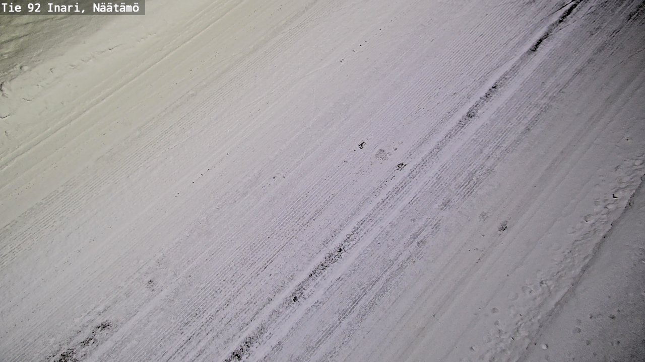 Kelikamerat Kuva Tie 92 Inari, Näätämö, Inari, Lappi