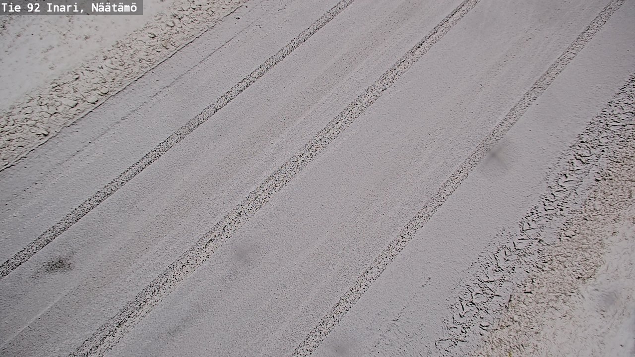 Kelikamerat Kuva Tie 92 Inari, Näätämö, Inari, Lappi