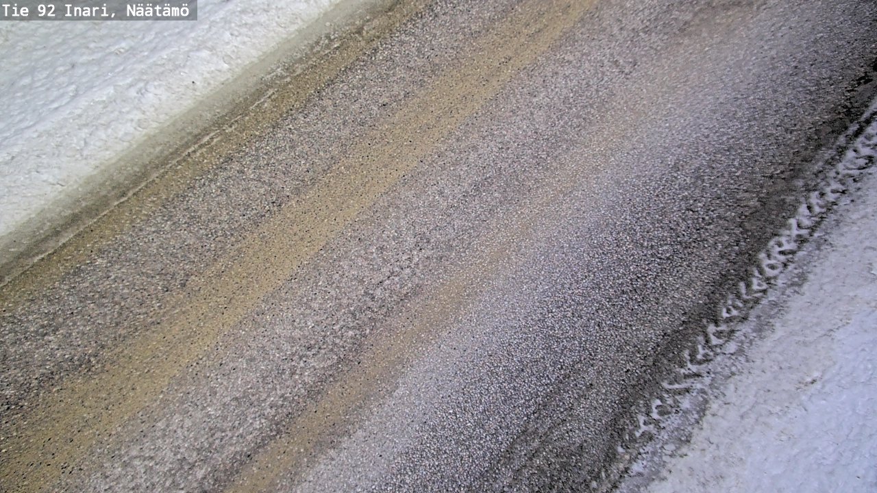 Kelikamerat Kuva Tie 92 Inari, Näätämö, Inari, Lappi