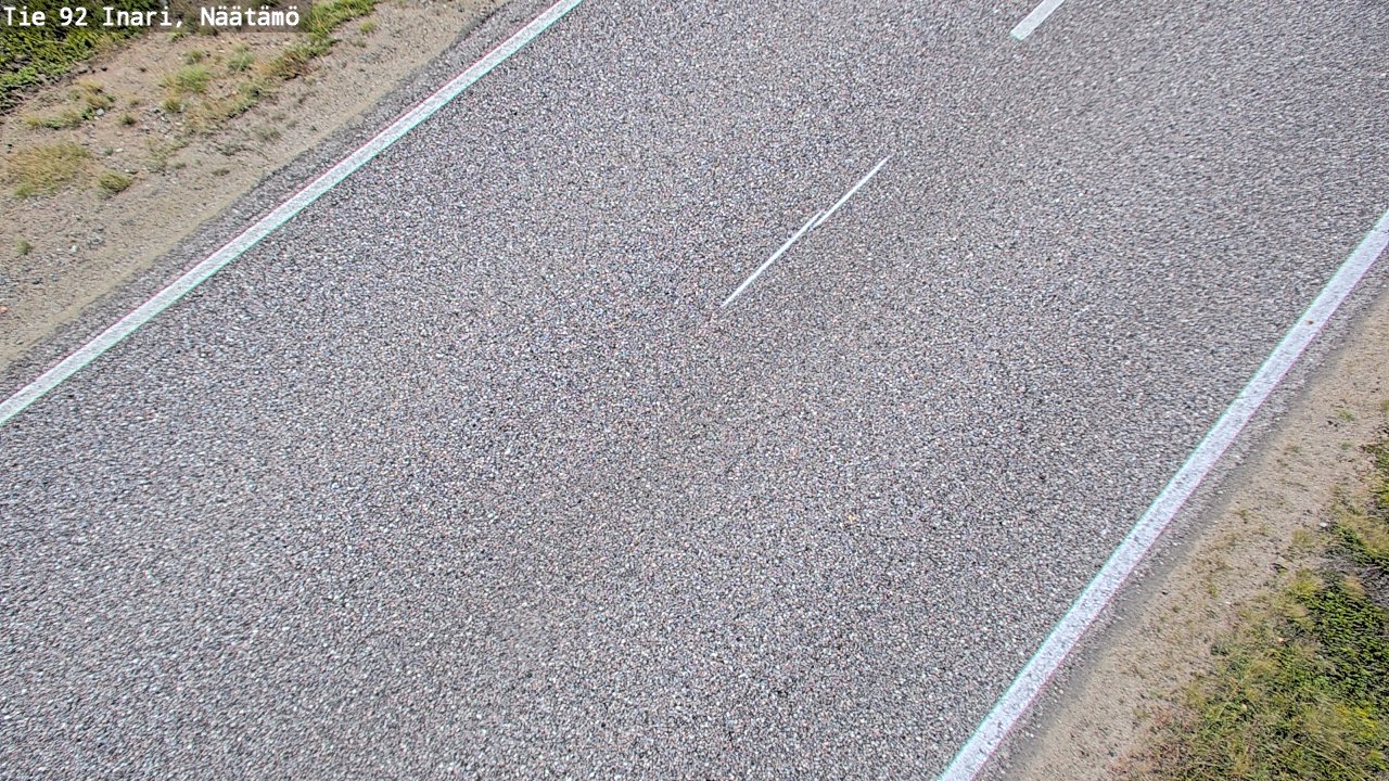 Kelikamerat Kuva Tie 92 Inari, Näätämö, Inari, Lappi