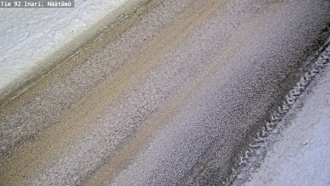 Kelikamerat Kuva Tie 92 Inari, Näätämö, Inari, Lappi