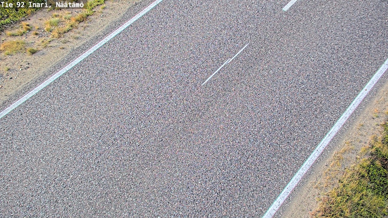 Kelikamerat Kuva Tie 92 Inari, Näätämö, Inari, Lappi