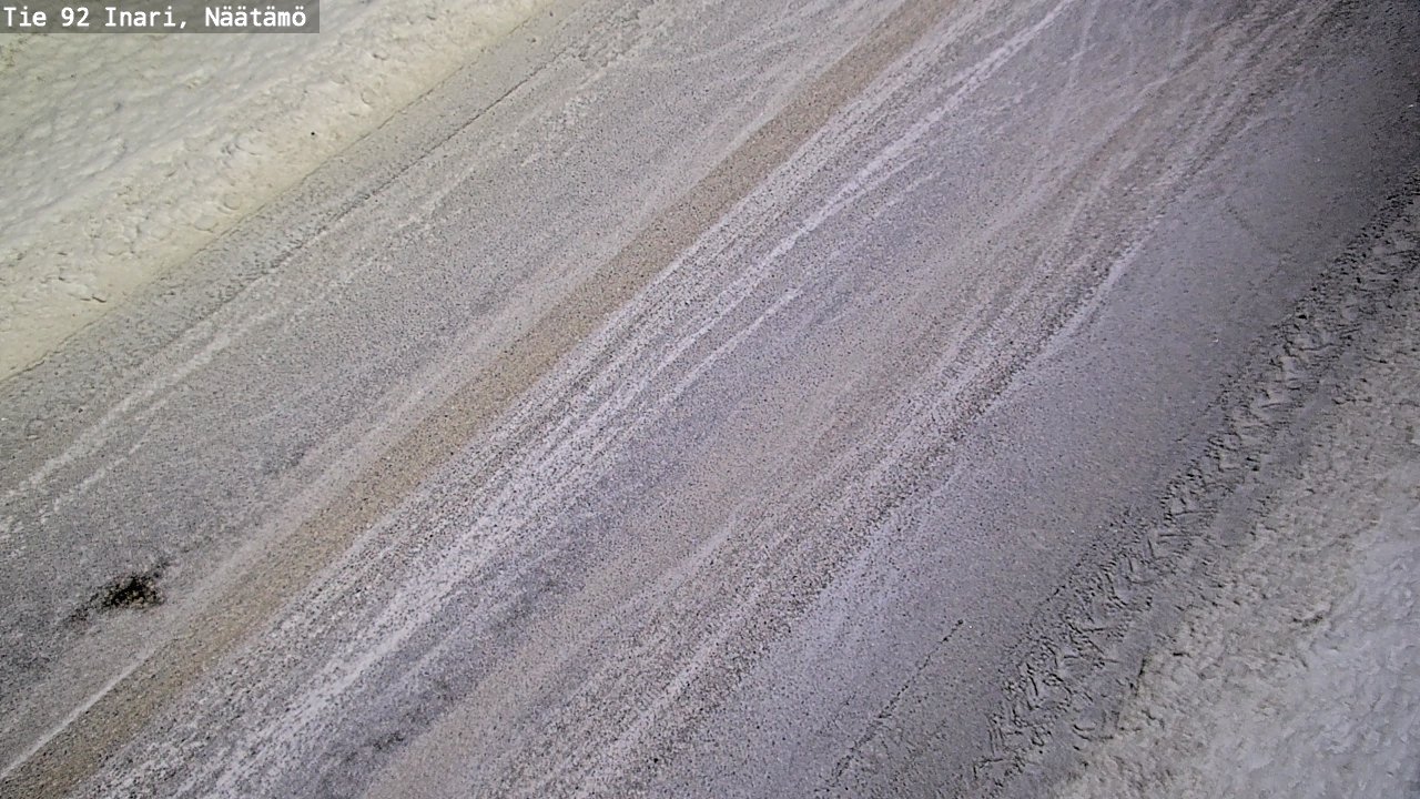 Kelikamerat Kuva Tie 92 Inari, Näätämö, Inari, Lappi
