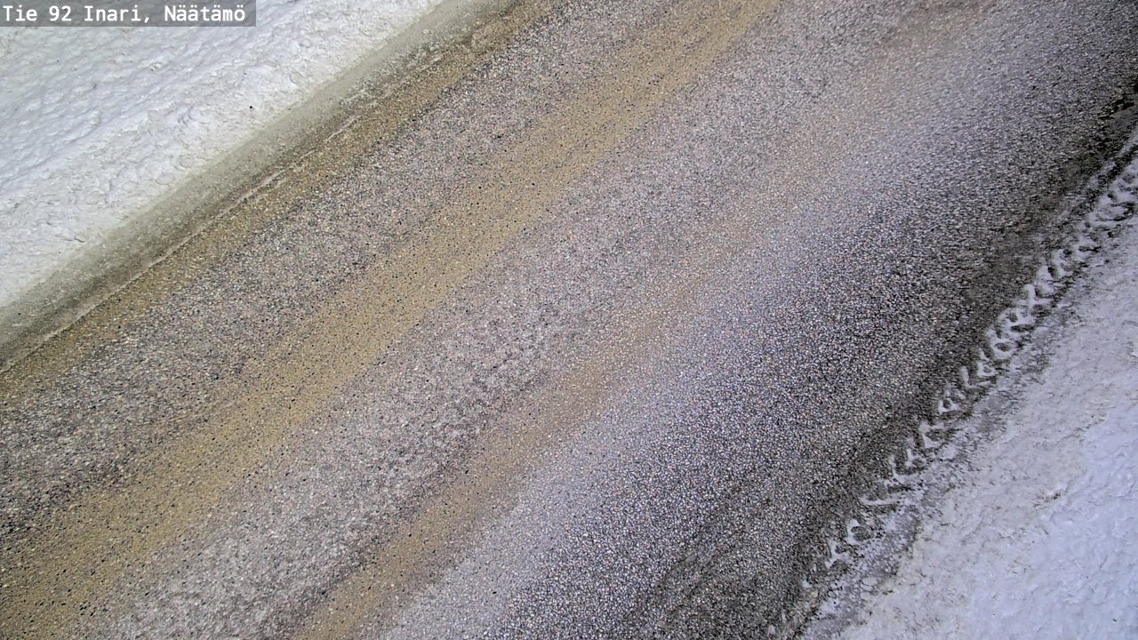 Kelikamerat Kuva Tie 92 Inari, Näätämö, Inari, Lappi