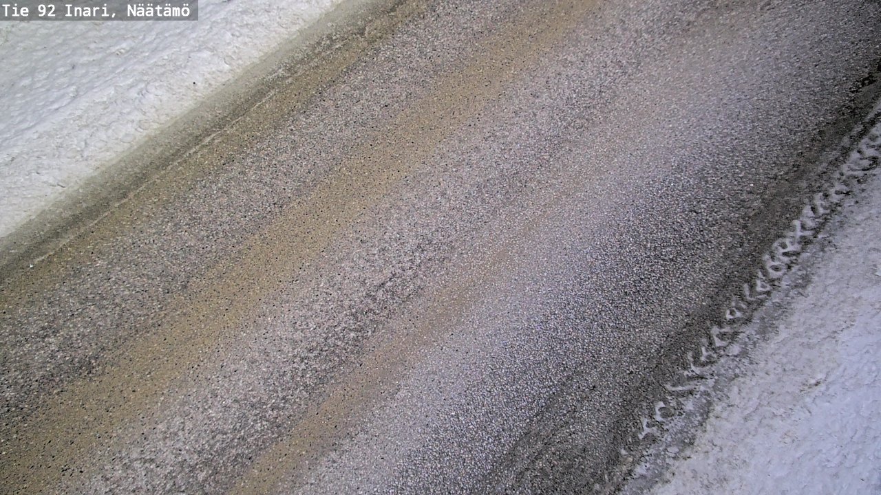 Kelikamerat Kuva Tie 92 Inari, Näätämö, Inari, Lappi