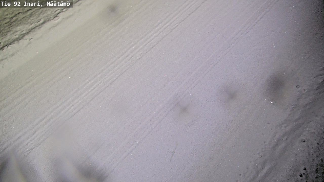 Weather Camera Image Road 92 Inari, Näätämö, Inari, Lappi