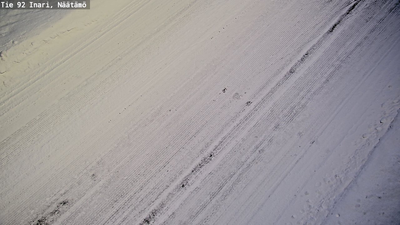 Kelikamerat Kuva Tie 92 Inari, Näätämö, Inari, Lappi