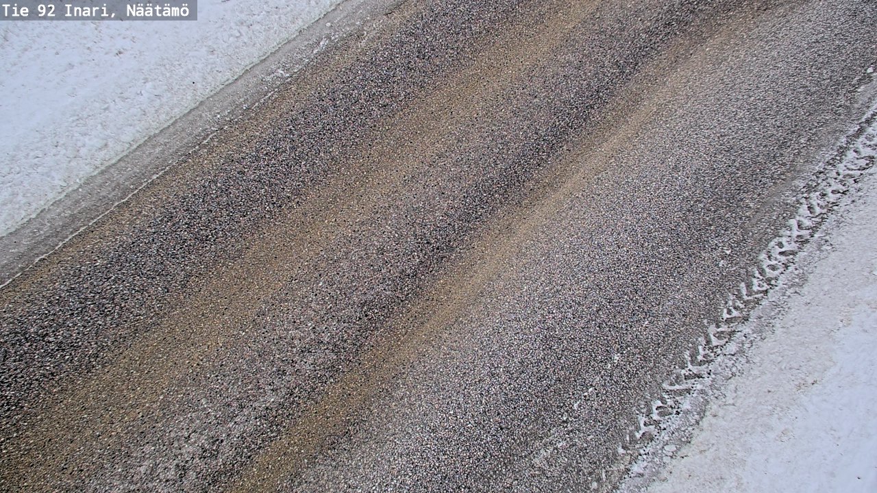 Kelikamerat Kuva Tie 92 Inari, Näätämö, Inari, Lappi