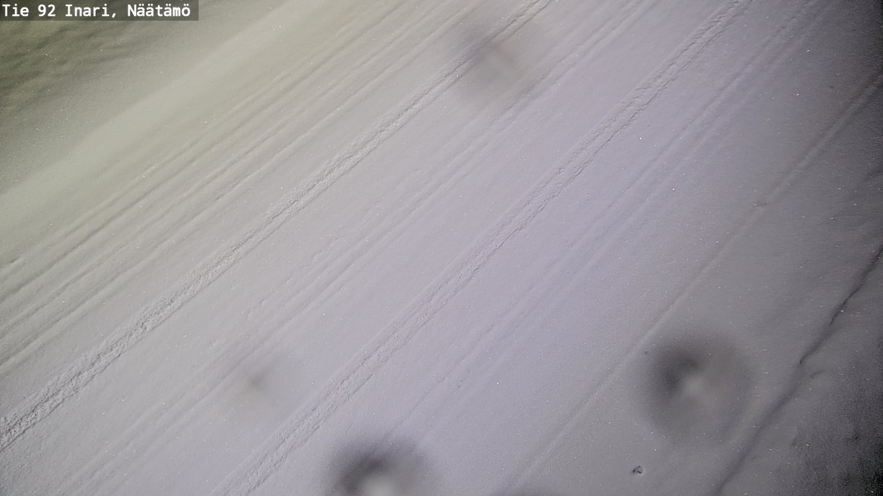 Weather Camera Image Väg 92 Enare, Näätämö, Inari, Lappi