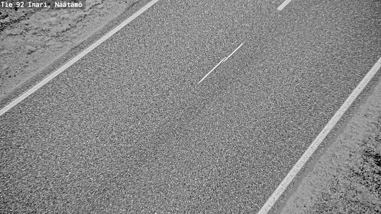 Weather Camera Image Road 92 Inari, Näätämö, Inari, Lappi