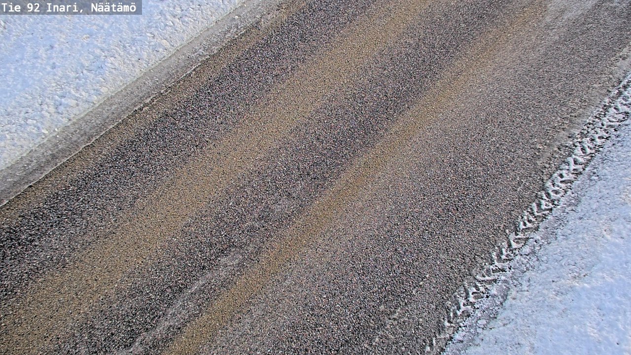 Kelikamerat Kuva Tie 92 Inari, Näätämö, Inari, Lappi