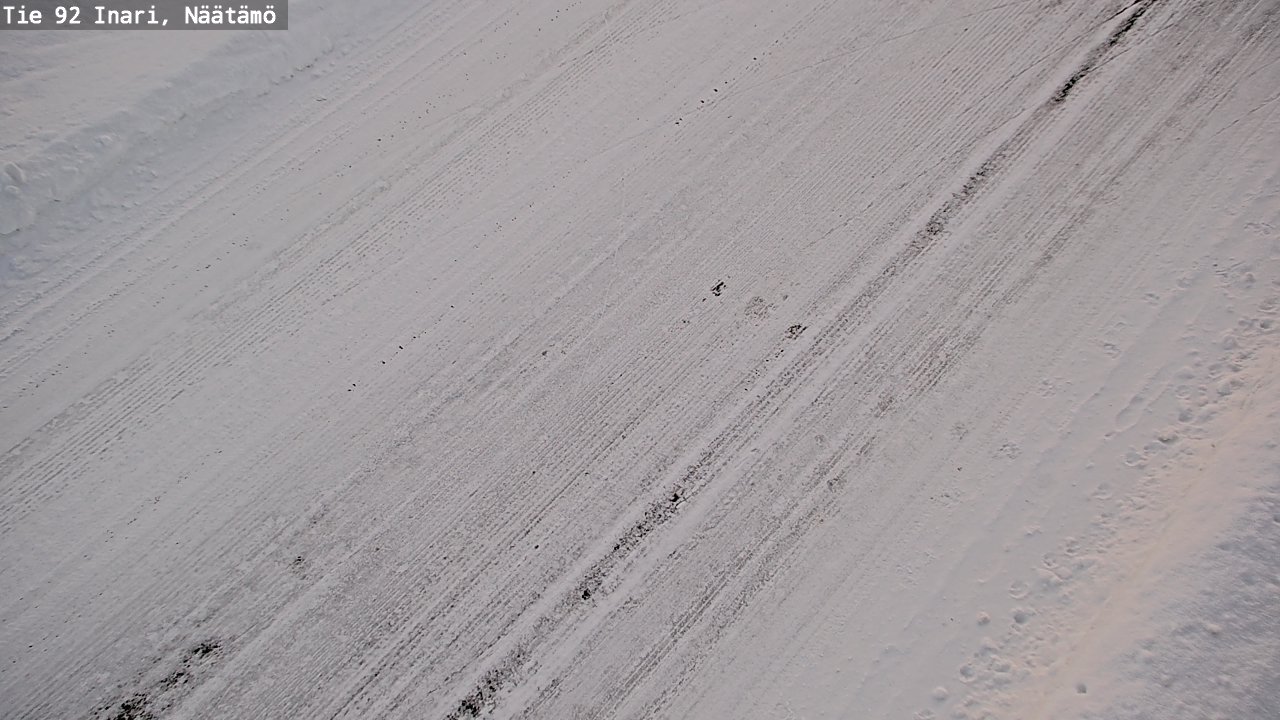 Kelikamerat Kuva Tie 92 Inari, Näätämö, Inari, Lappi