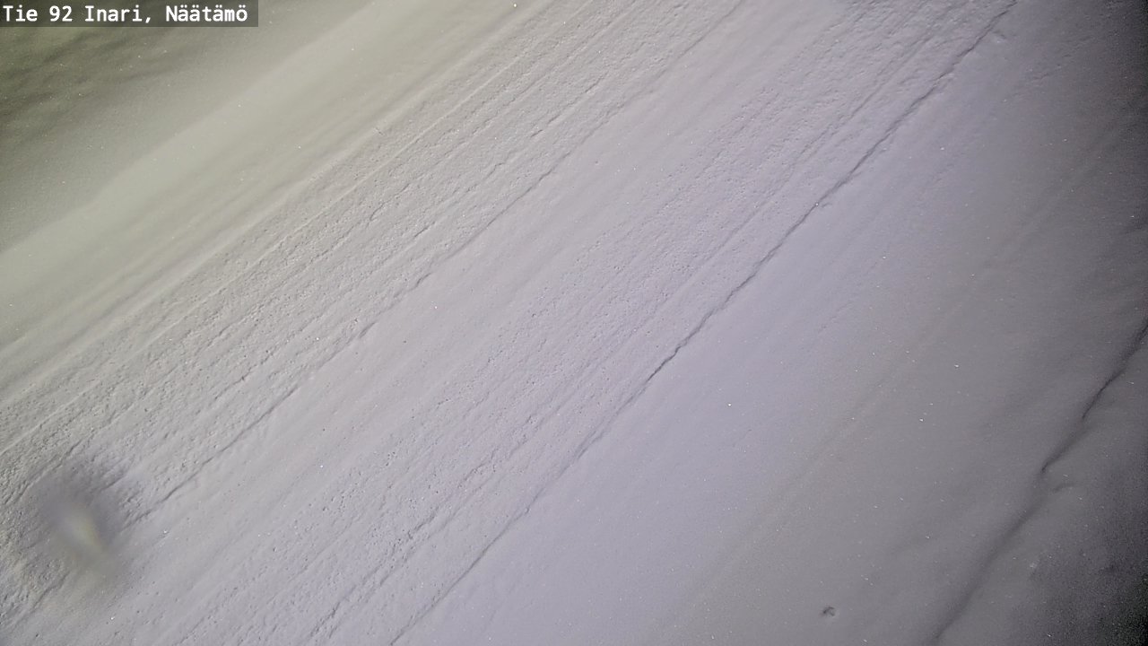 Weather Camera Image Väg 92 Enare, Näätämö, Inari, Lappi