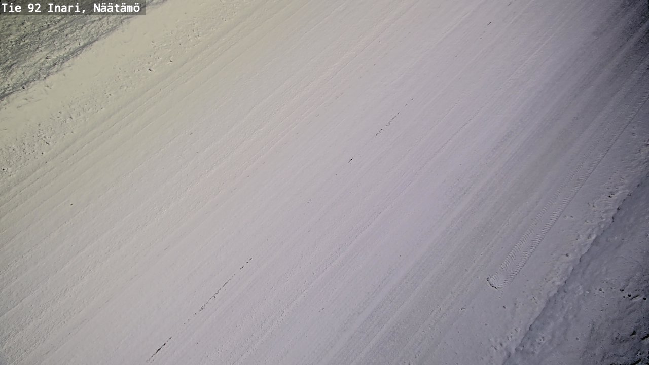 Weather Camera Image Road 92 Inari, Näätämö, Inari, Lappi