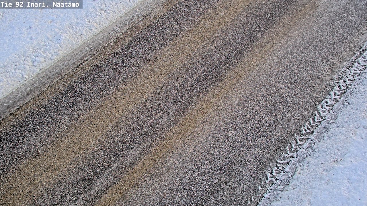 Kelikamerat Kuva Tie 92 Inari, Näätämö, Inari, Lappi