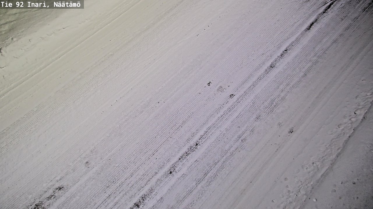 Kelikamerat Kuva Tie 92 Inari, Näätämö, Inari, Lappi