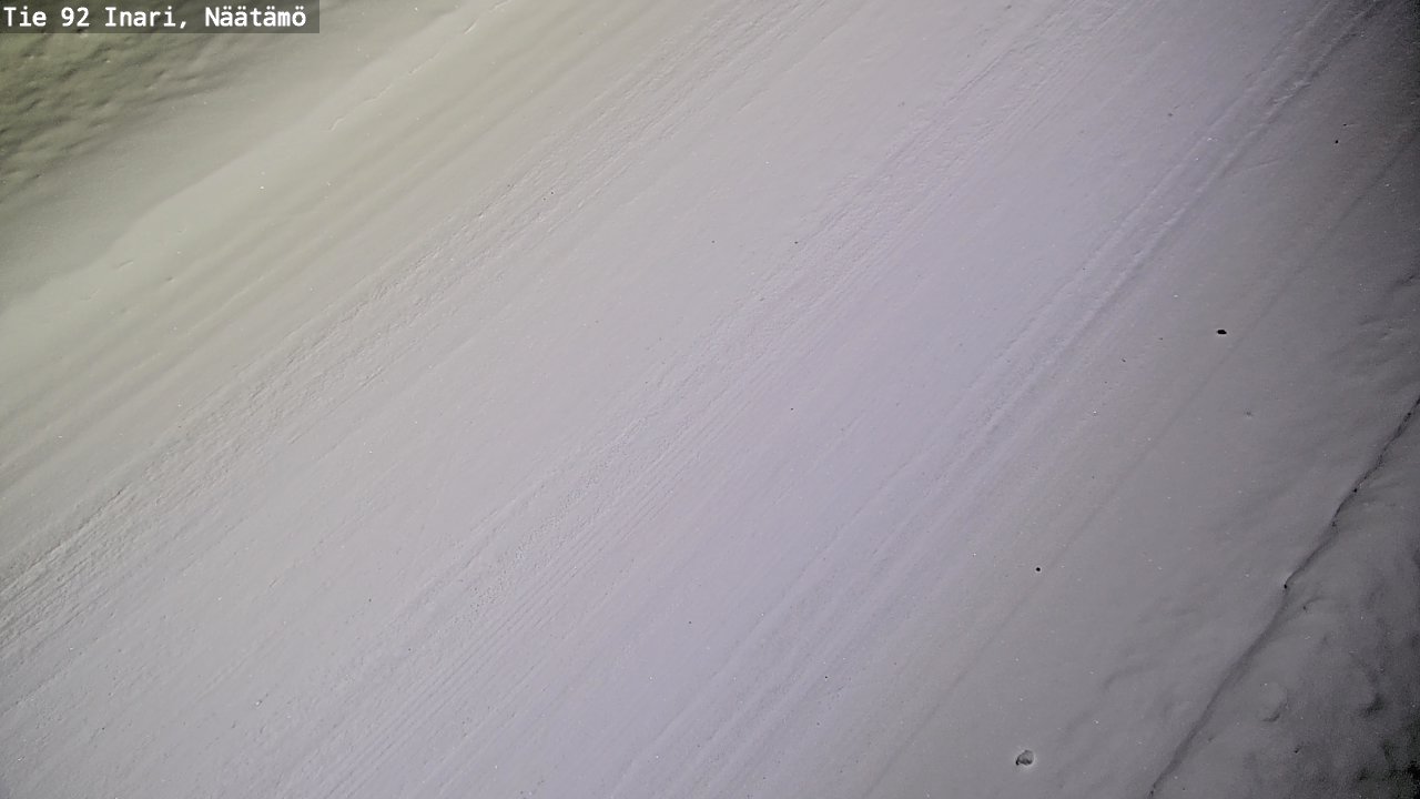 Weather Camera Image Väg 92 Enare, Näätämö, Inari, Lappi
