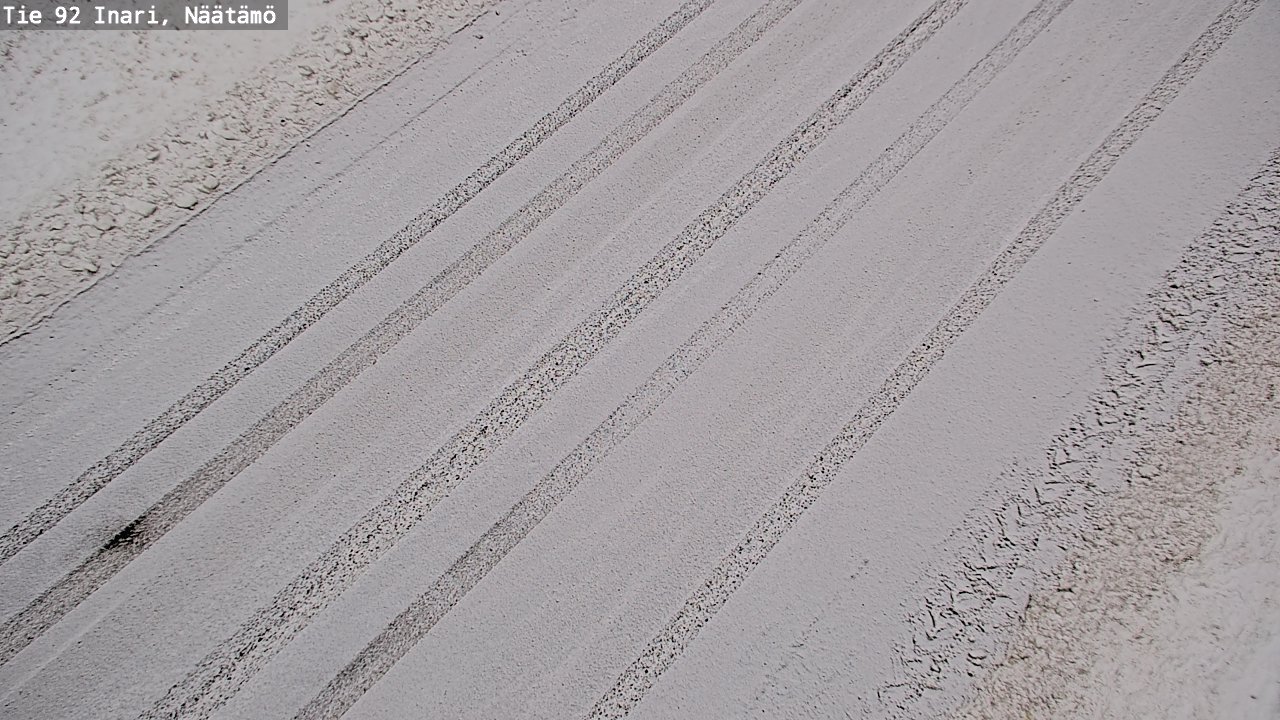 Weather Camera Image Road 92 Inari, Näätämö, Inari, Lappi