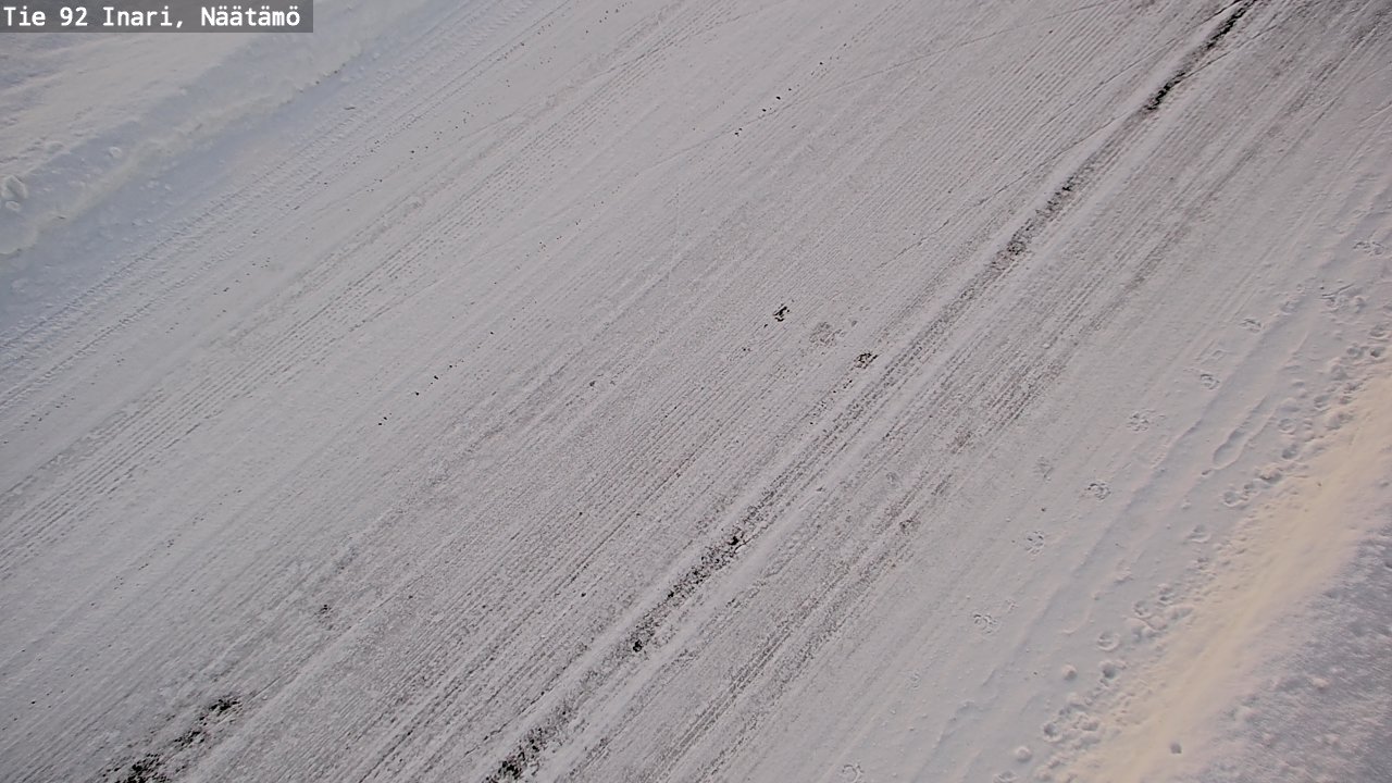 Kelikamerat Kuva Tie 92 Inari, Näätämö, Inari, Lappi