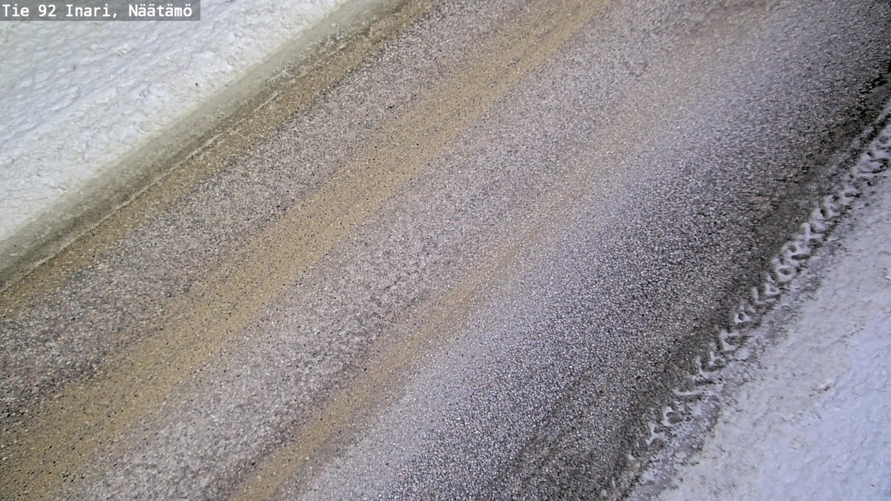 Kelikamerat Kuva Tie 92 Inari, Näätämö, Inari, Lappi