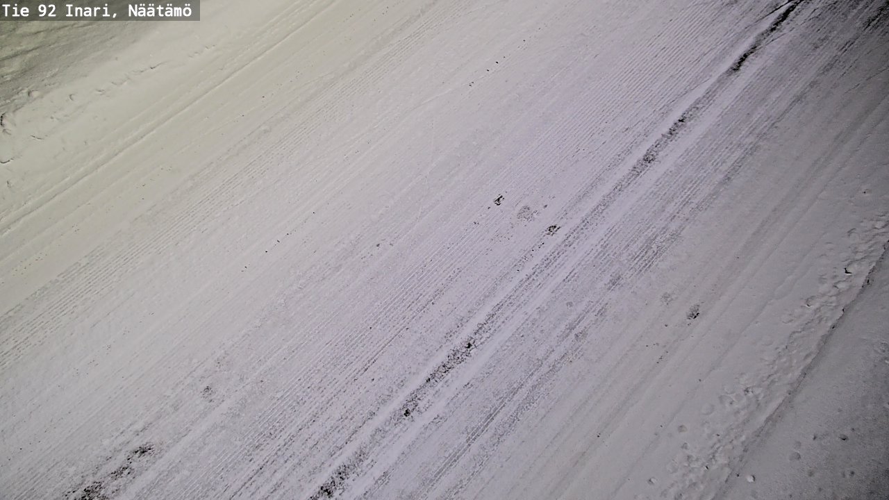 Kelikamerat Kuva Tie 92 Inari, Näätämö, Inari, Lappi