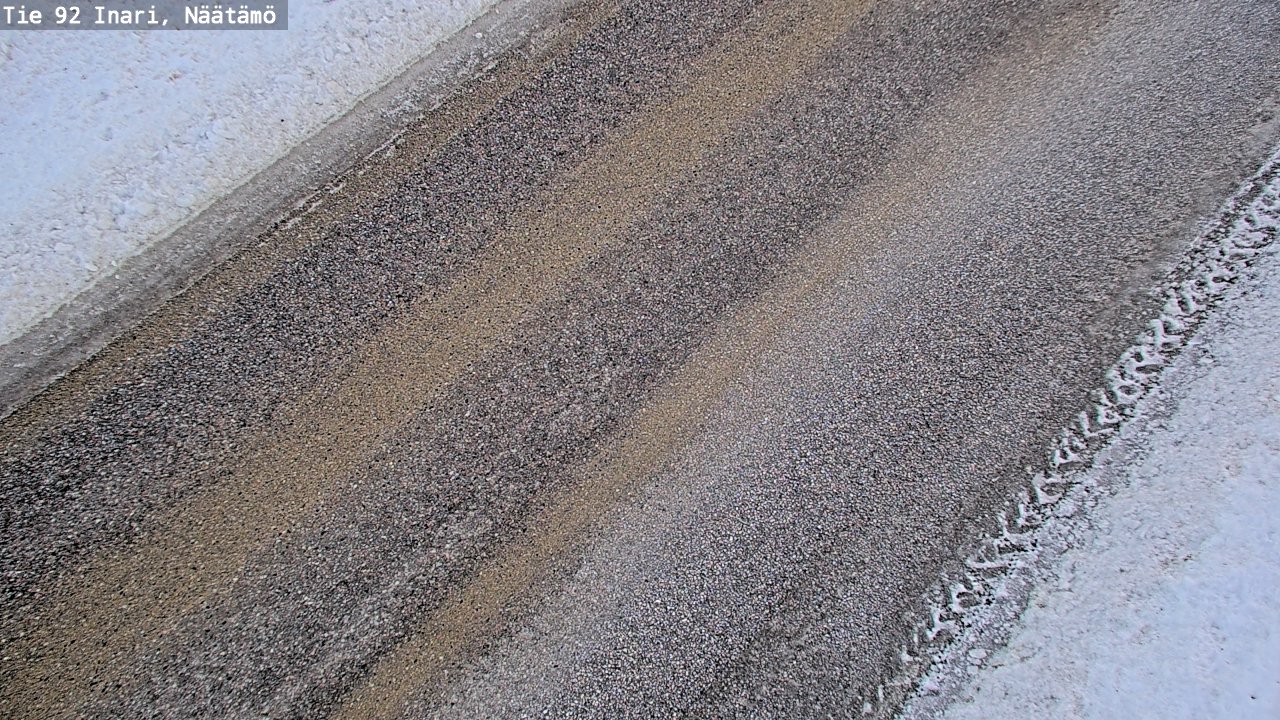 Kelikamerat Kuva Tie 92 Inari, Näätämö, Inari, Lappi