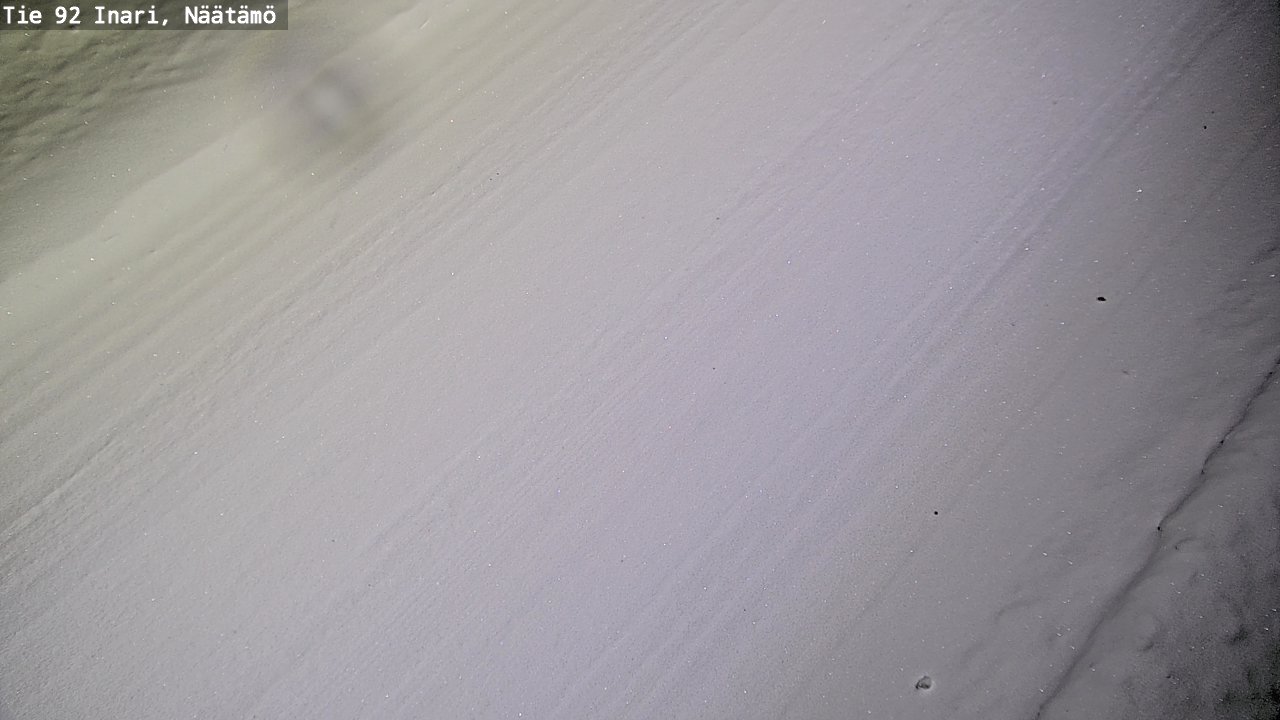 Weather Camera Image Väg 92 Enare, Näätämö, Inari, Lappi