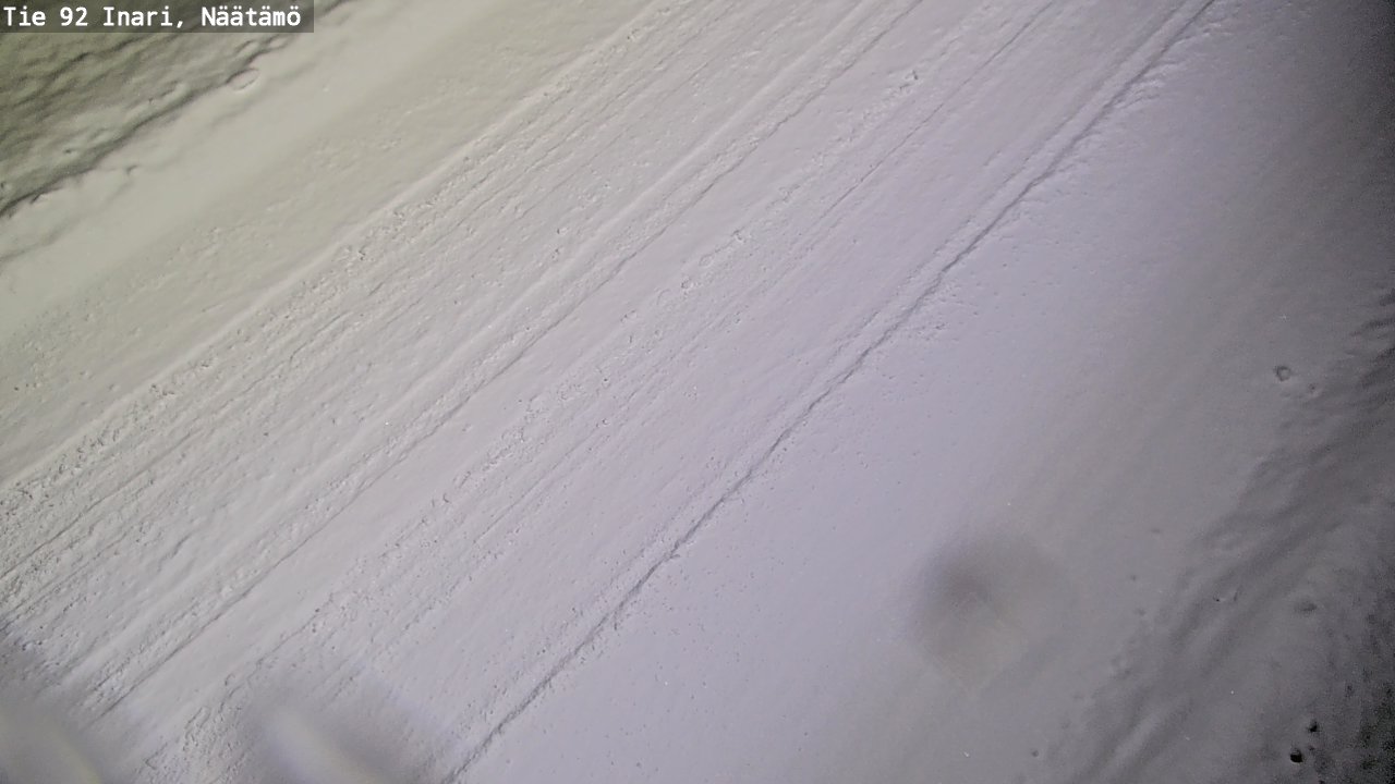 Weather Camera Image Road 92 Inari, Näätämö, Inari, Lappi