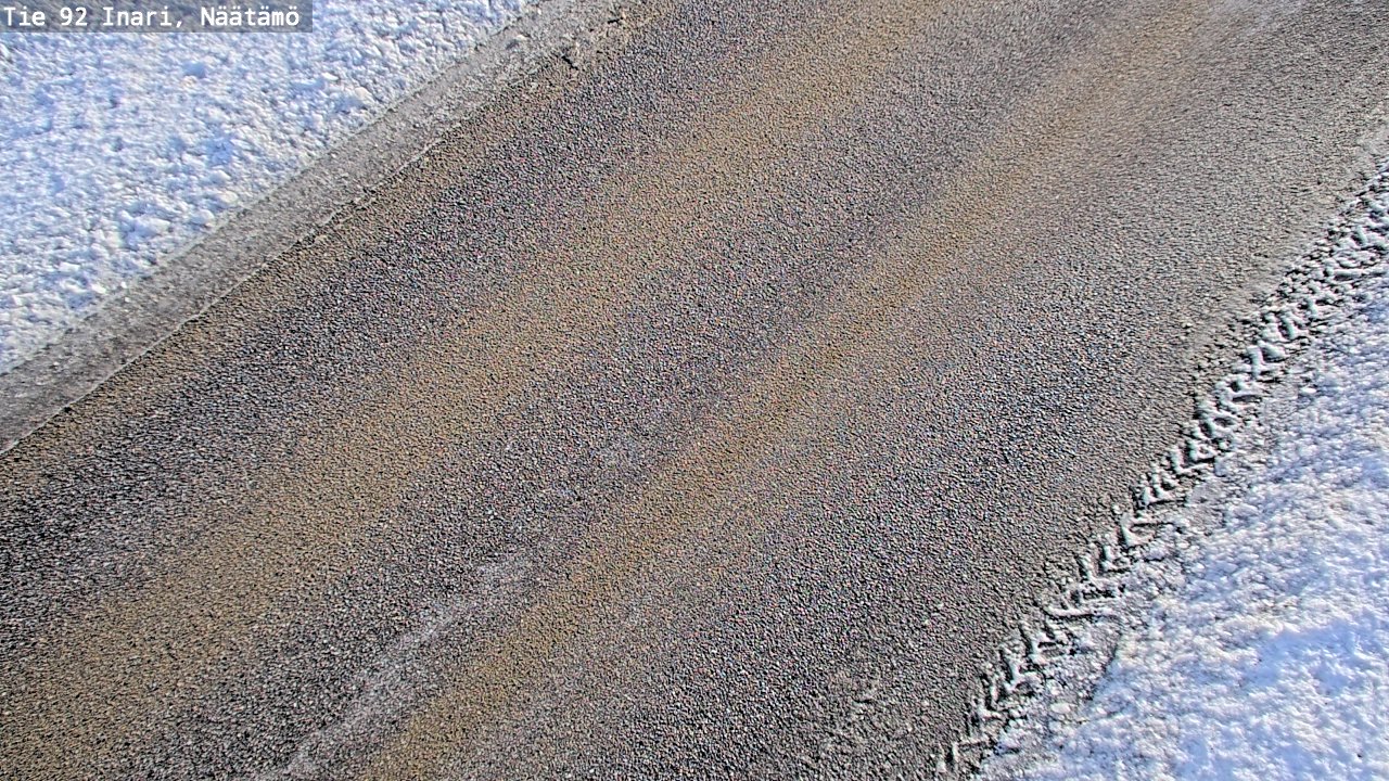 Kelikamerat Kuva Tie 92 Inari, Näätämö, Inari, Lappi