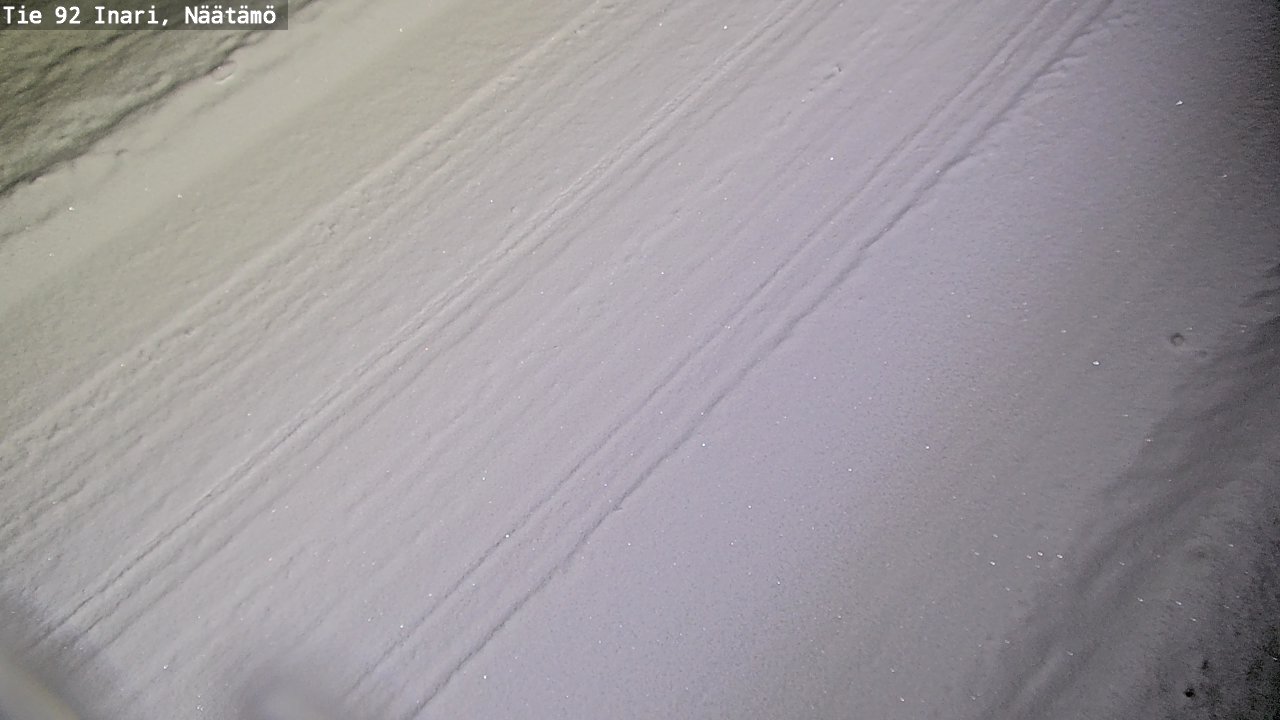 Weather Camera Image Road 92 Inari, Näätämö, Inari, Lappi
