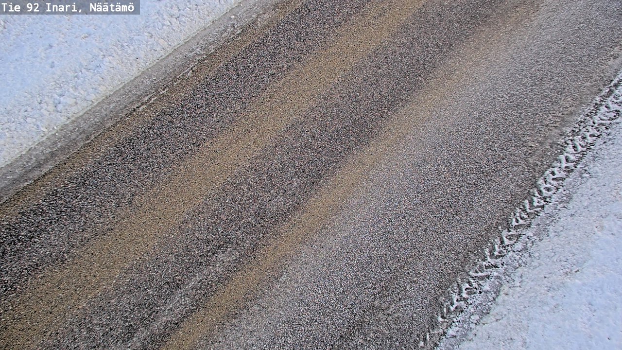 Kelikamerat Kuva Tie 92 Inari, Näätämö, Inari, Lappi