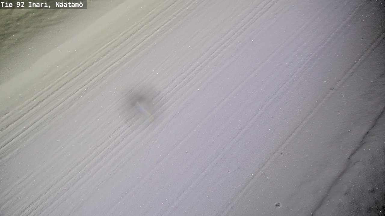 Kelikamerat Kuva Tie 92 Inari, Näätämö, Inari, Lappi