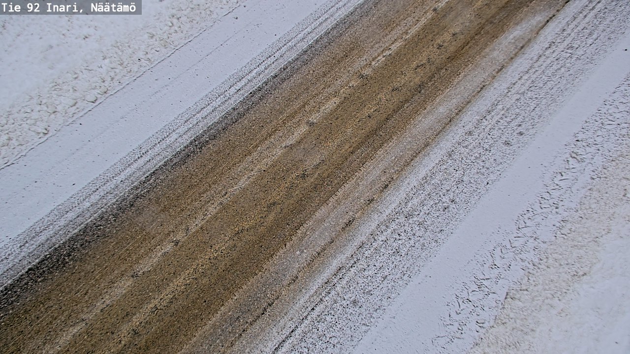 Weather Camera Image Road 92 Inari, Näätämö, Inari, Lappi